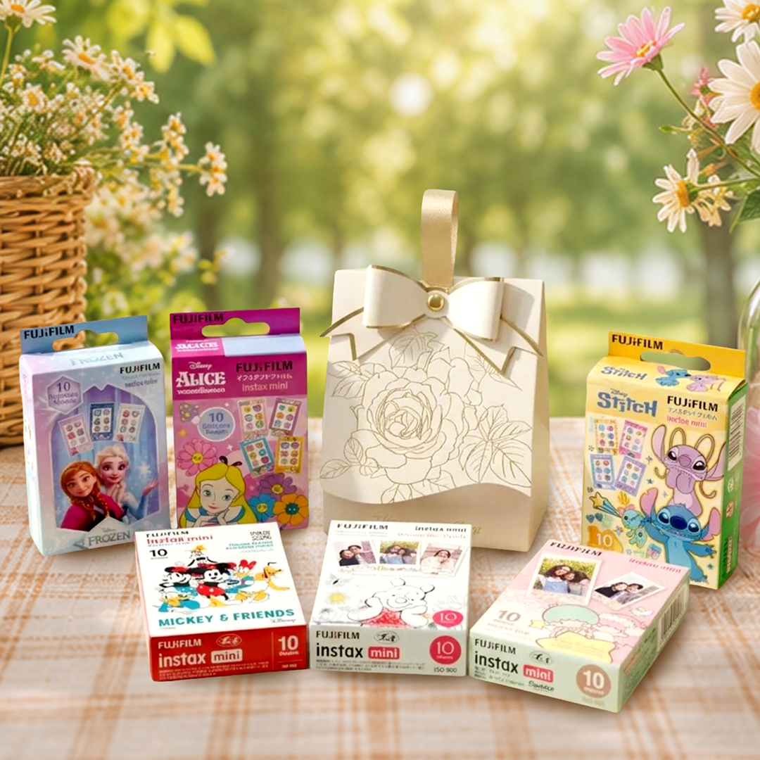 Instax Surprise Film Bundle — Instax™ Blind Box (2 Random Cartoon Films) + Instax™ Mini Instant Film 2-Pack