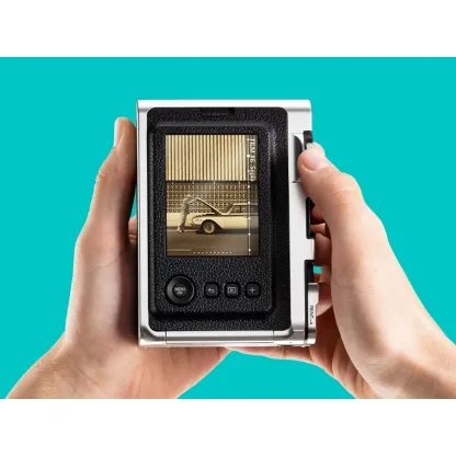 Fujifilm Instax Mini Evo Bundle - Hybrid Instant Camera + Premium Film Set