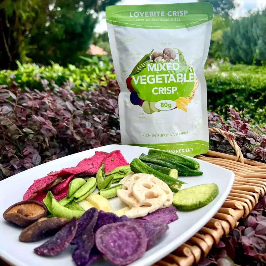 Lovebite Savoury Crunch 3-Pack Bundle (Mushroom + Korean Seaweed + Mixed Vegetable)🥬🍄‍🟫