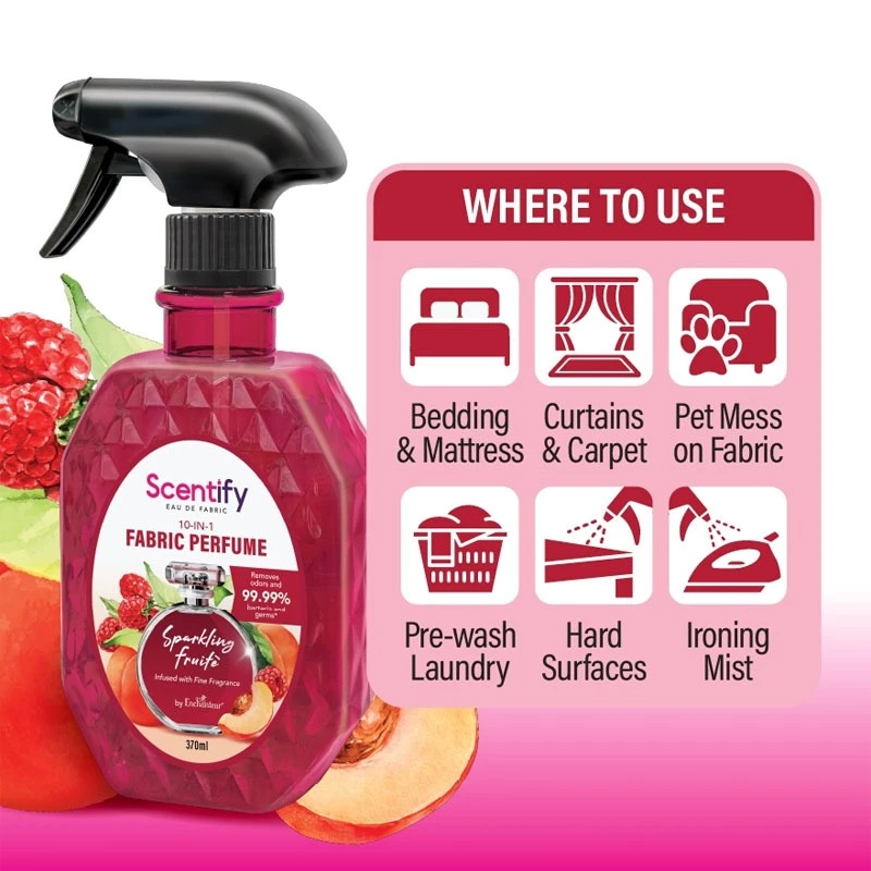 Scentify by Enchanteur 10-in-1 Eau De Fabric Perfume 370ml