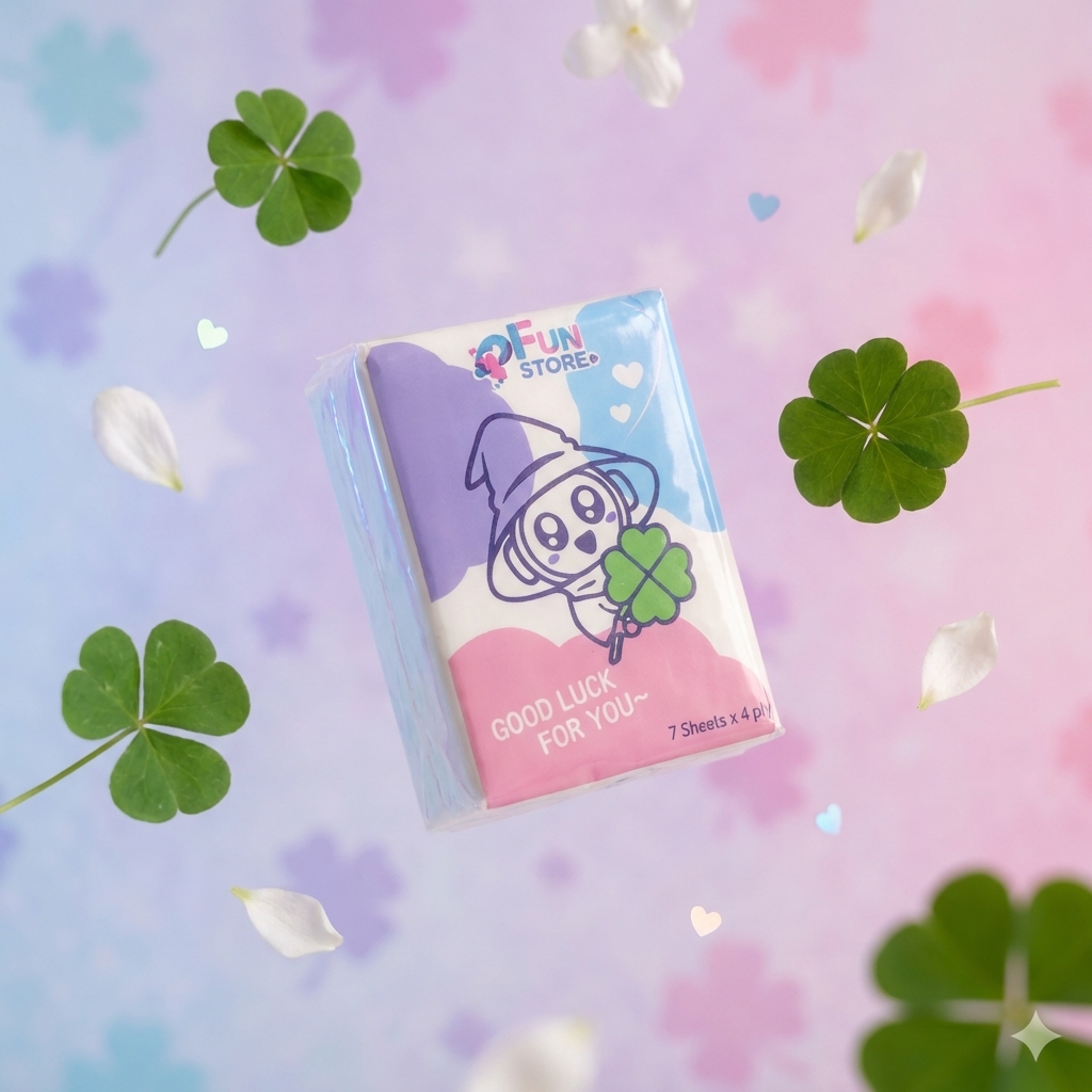 [ Bundle of 2 ] PFun Store Mini Tissue Set 7S x 10 (Free Dr. P Magnet Blind Box)