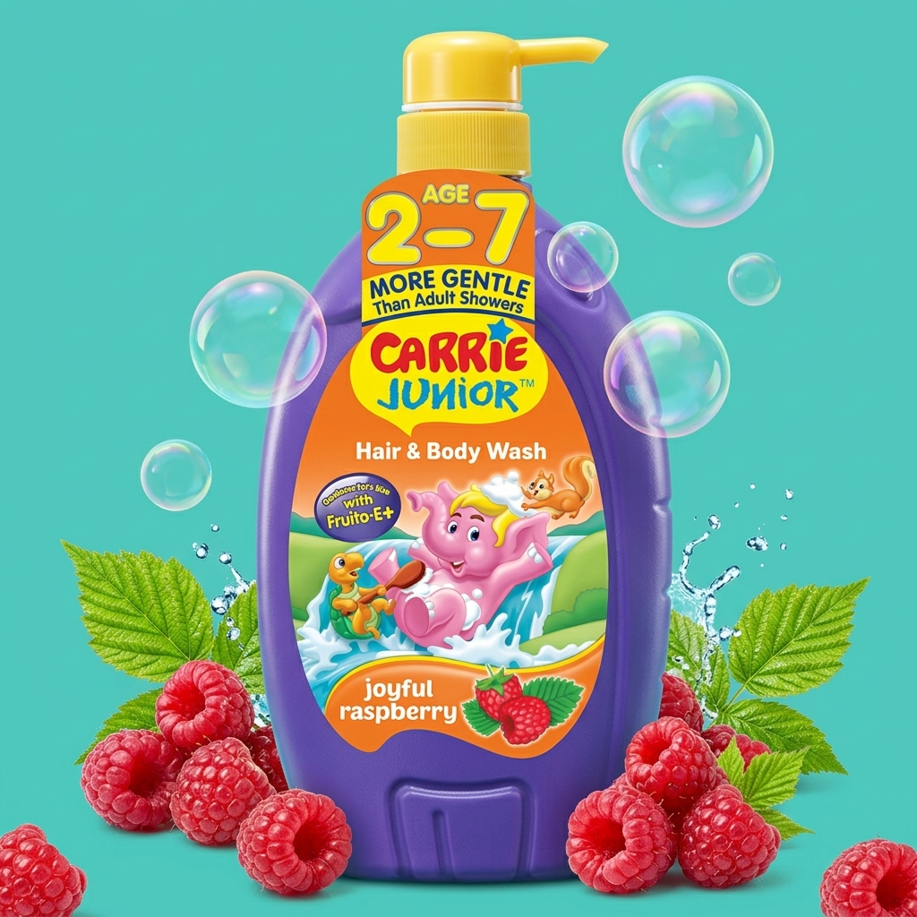 Carrie Junior Baby Hair & Body Wash — Family Value (1000g)
