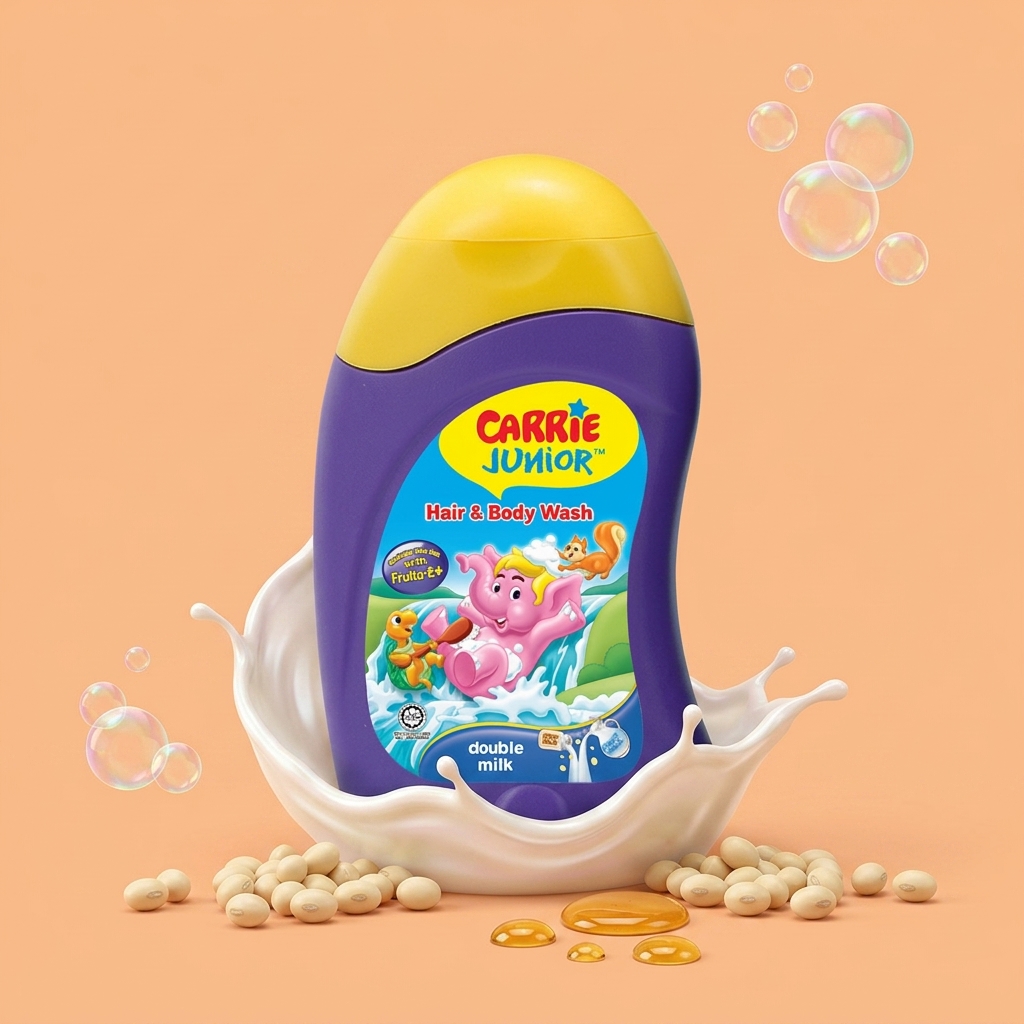 Carrie Junior Baby Hair & Body Wash — Travel Size (90g)