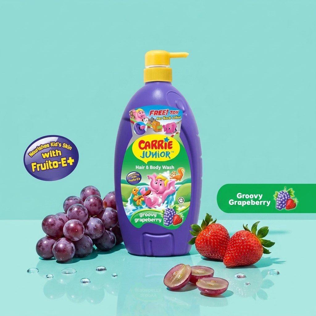 Carrie Junior Baby Hair & Body Wash — Family Value (1000g)