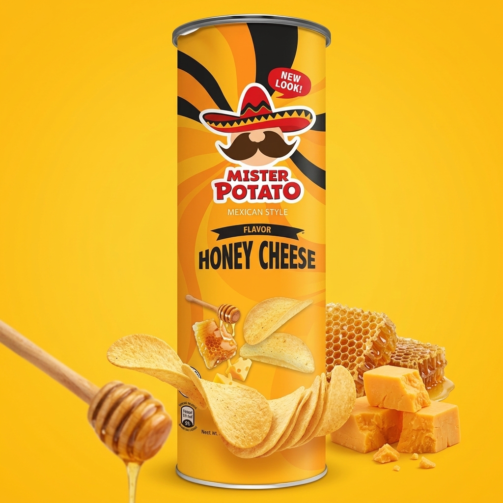 Mister Potato Crisps 125g — Honey Cheese