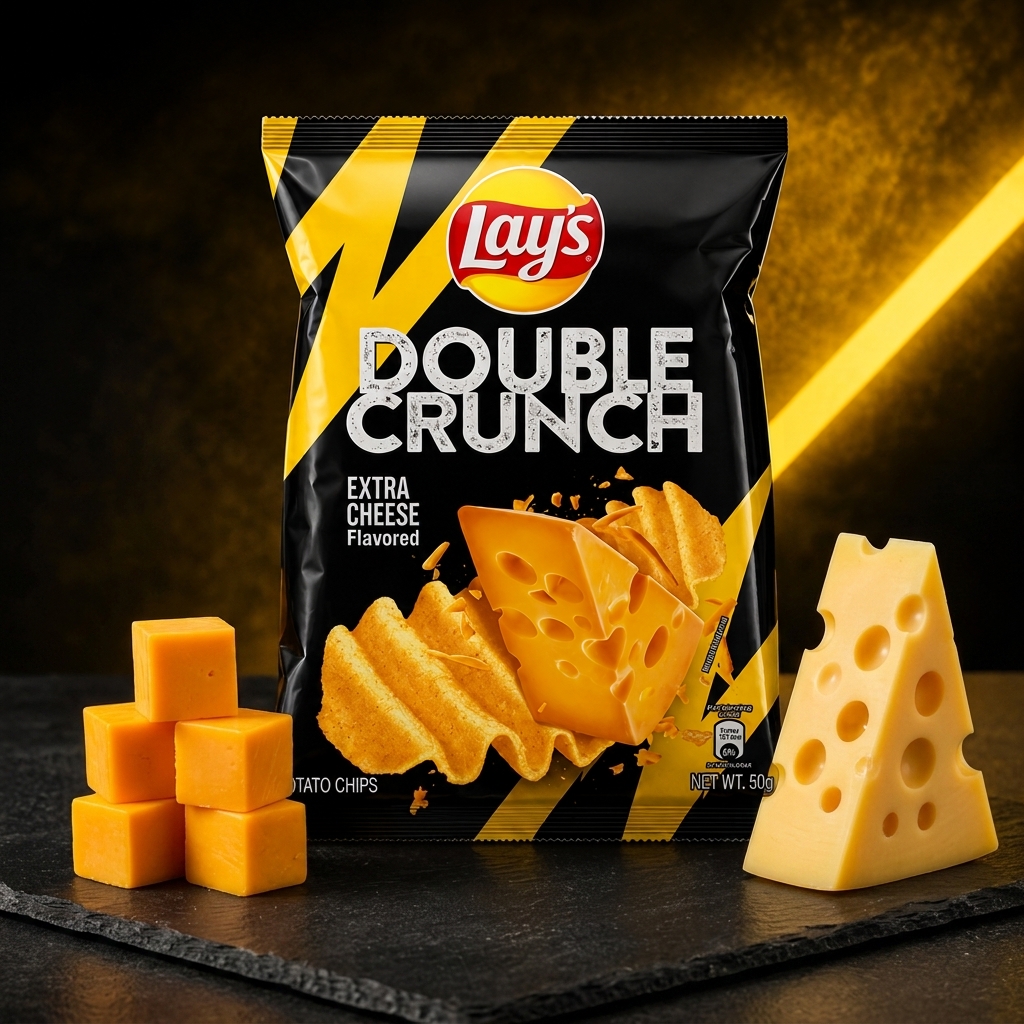  Lay's Extra Cheese Potato Chips 50g