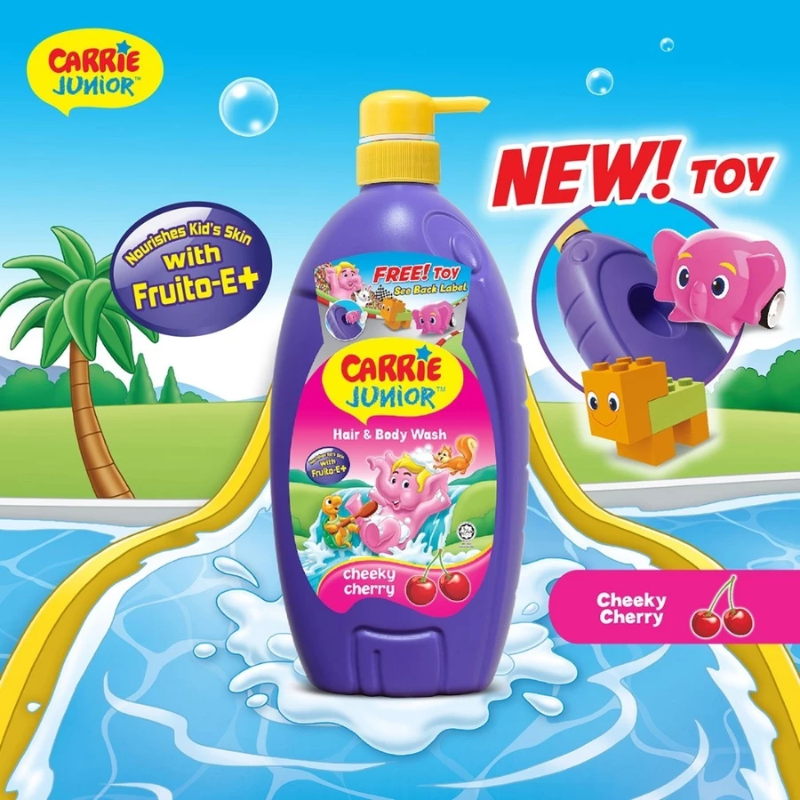 Carrie Junior Baby Hair & Body Wash — Family Value (1000g)