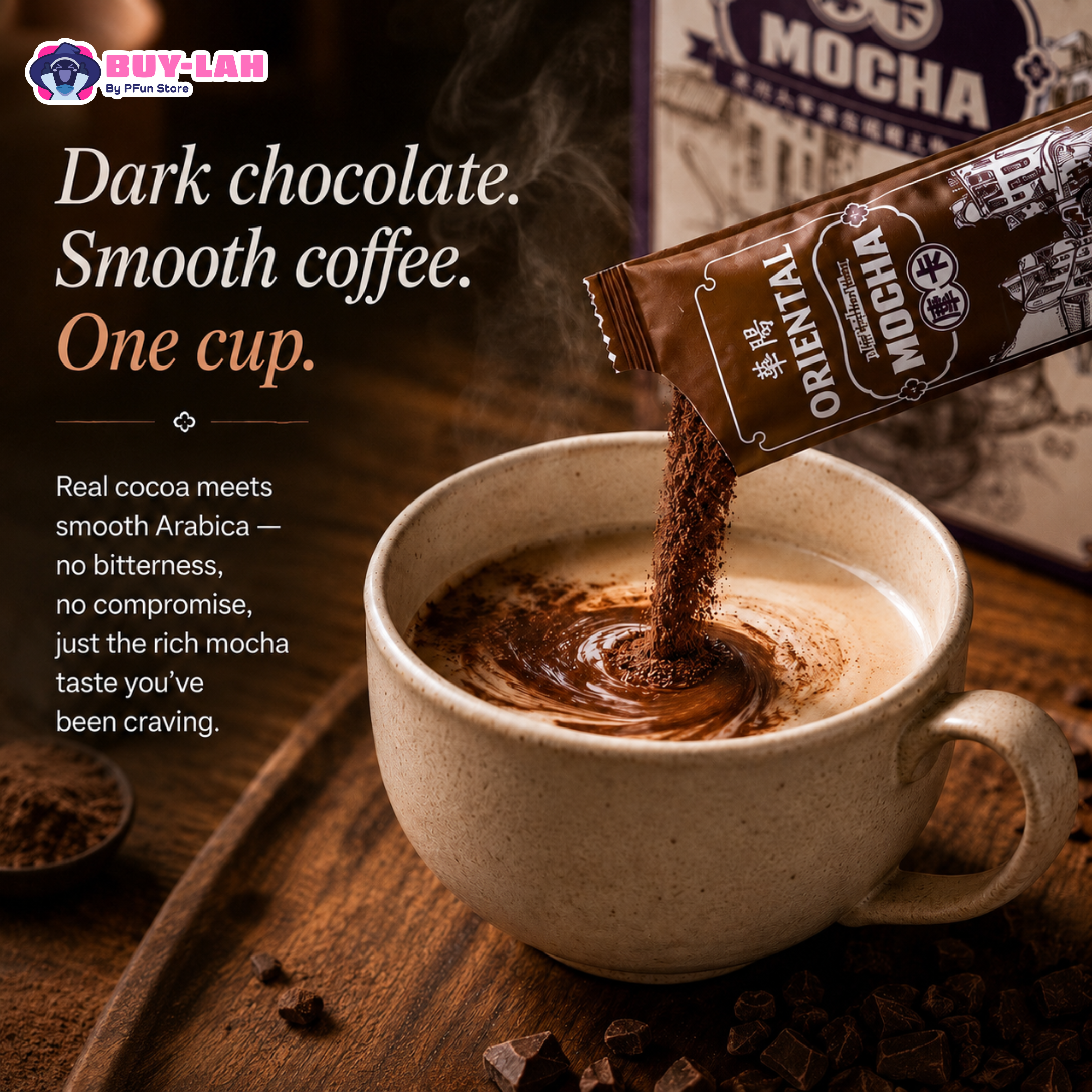  Oriental White Coffee – Mocha ( 10 Sachets )