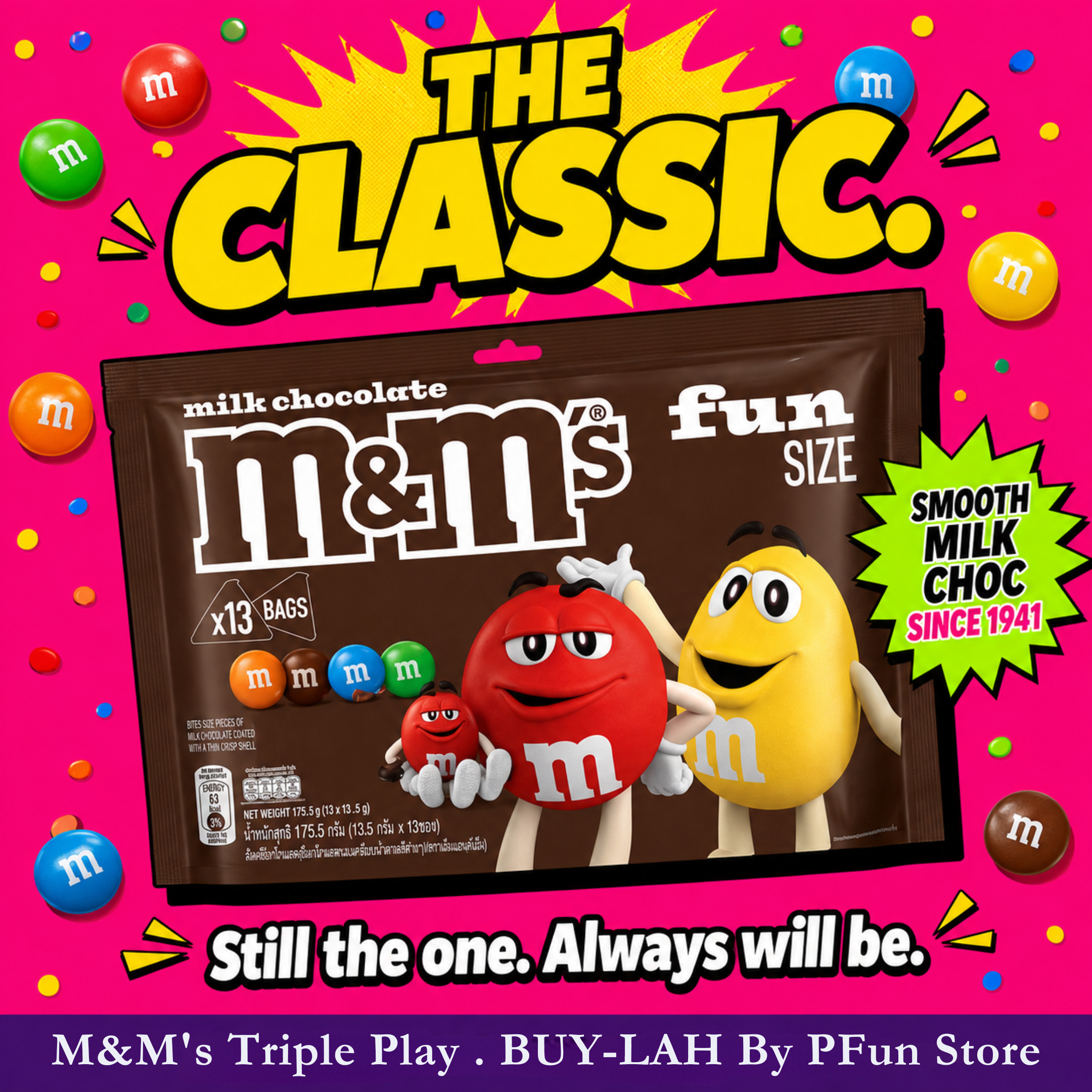  M&M's Triple Play Party Bundle —3 packs 