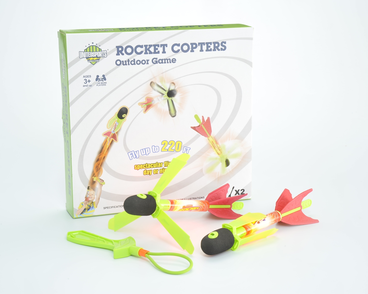 united sports Rocket Copters with light