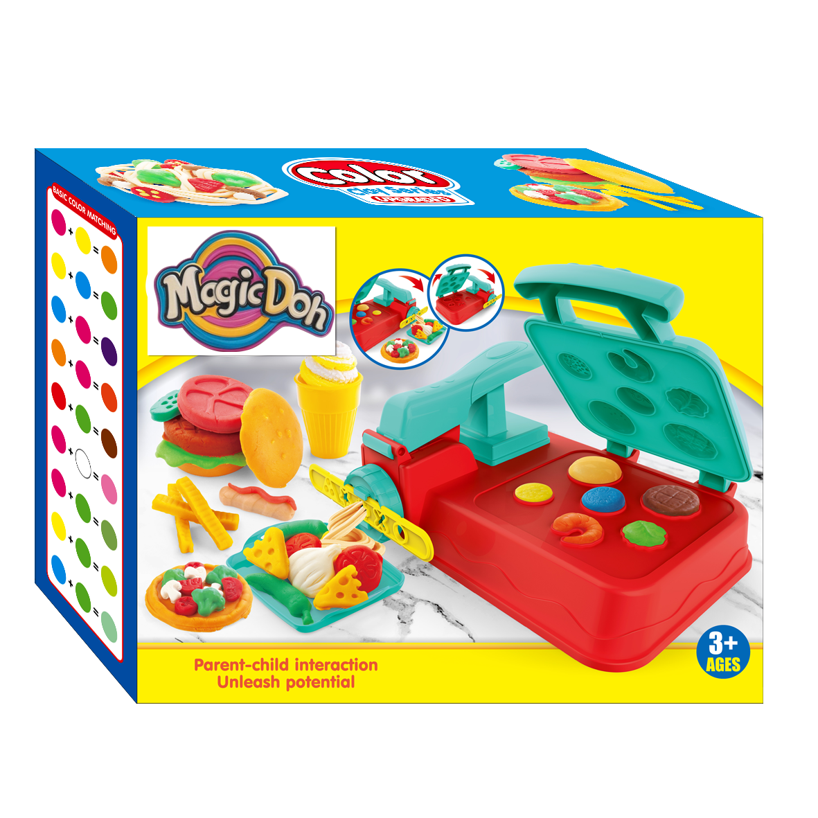 Magic Doh BBQ Grill Modeling Compound Playset for Kids Aged 3 and above