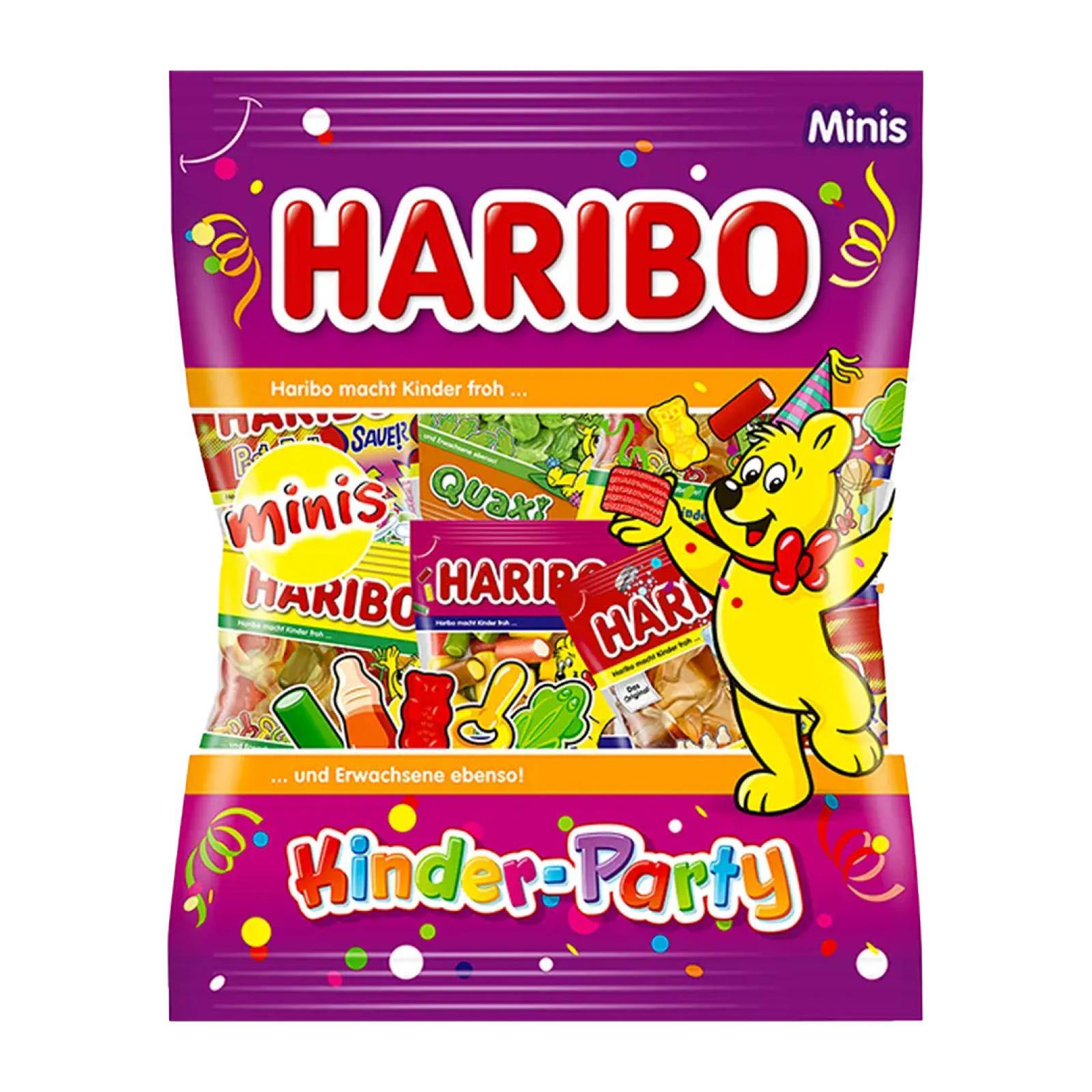 Haribo Kids Party Fruit Gum 15 mini Packs 250G