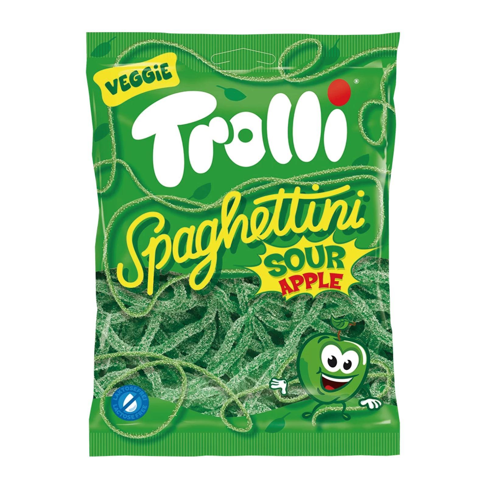 Trolli Spaghetti Sour Apple Gummy Vegan 100g