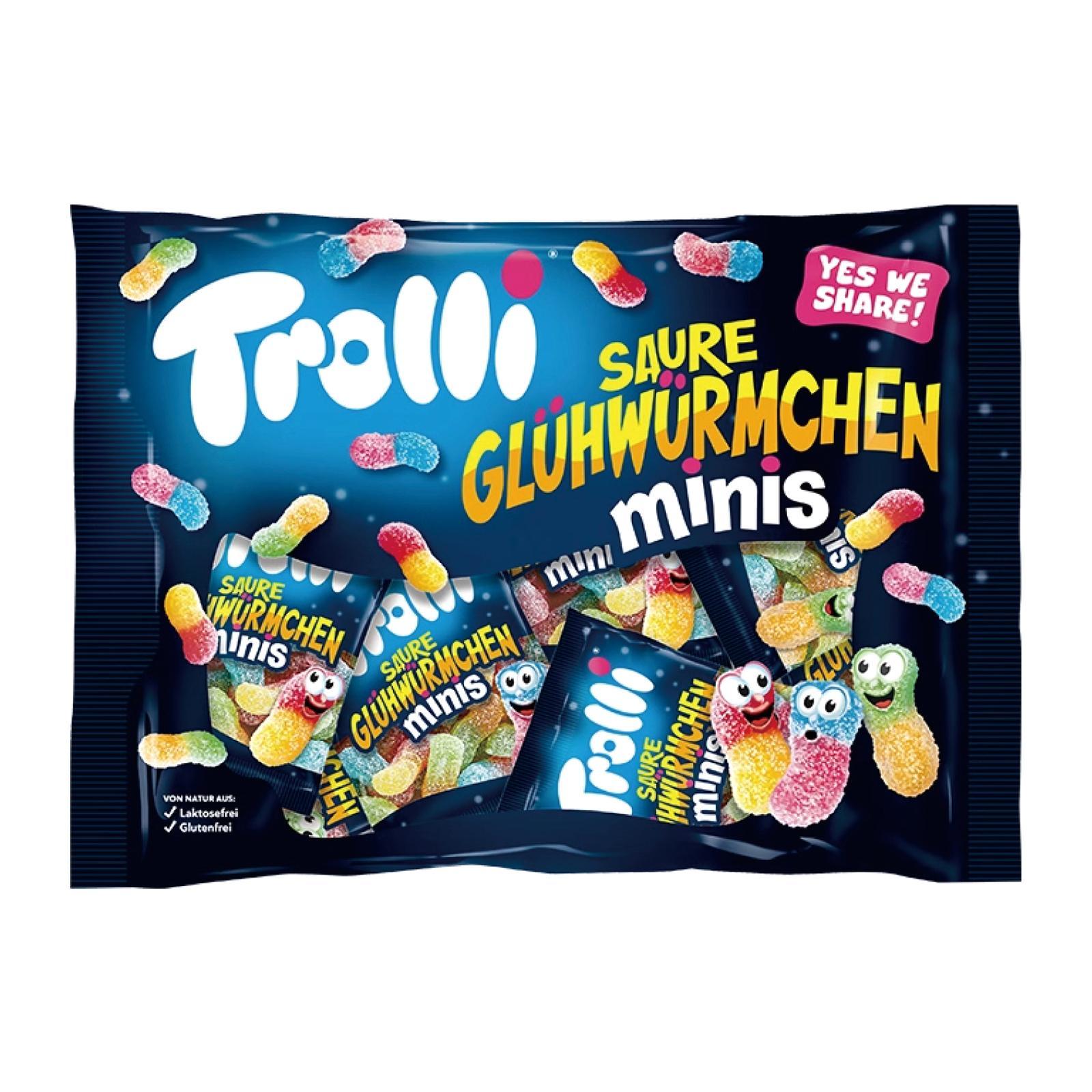 Trolli Sour Fireflies Gummy 10 Mini Packs 200g