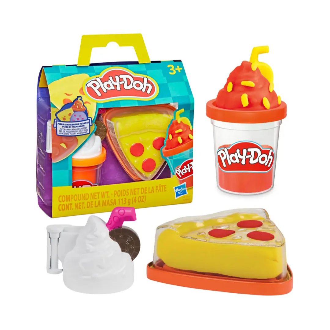 PLD TREATS TO GO COOKIE COMBO PLAYSET + PIZZA & MILKSHAKE PLAYSET