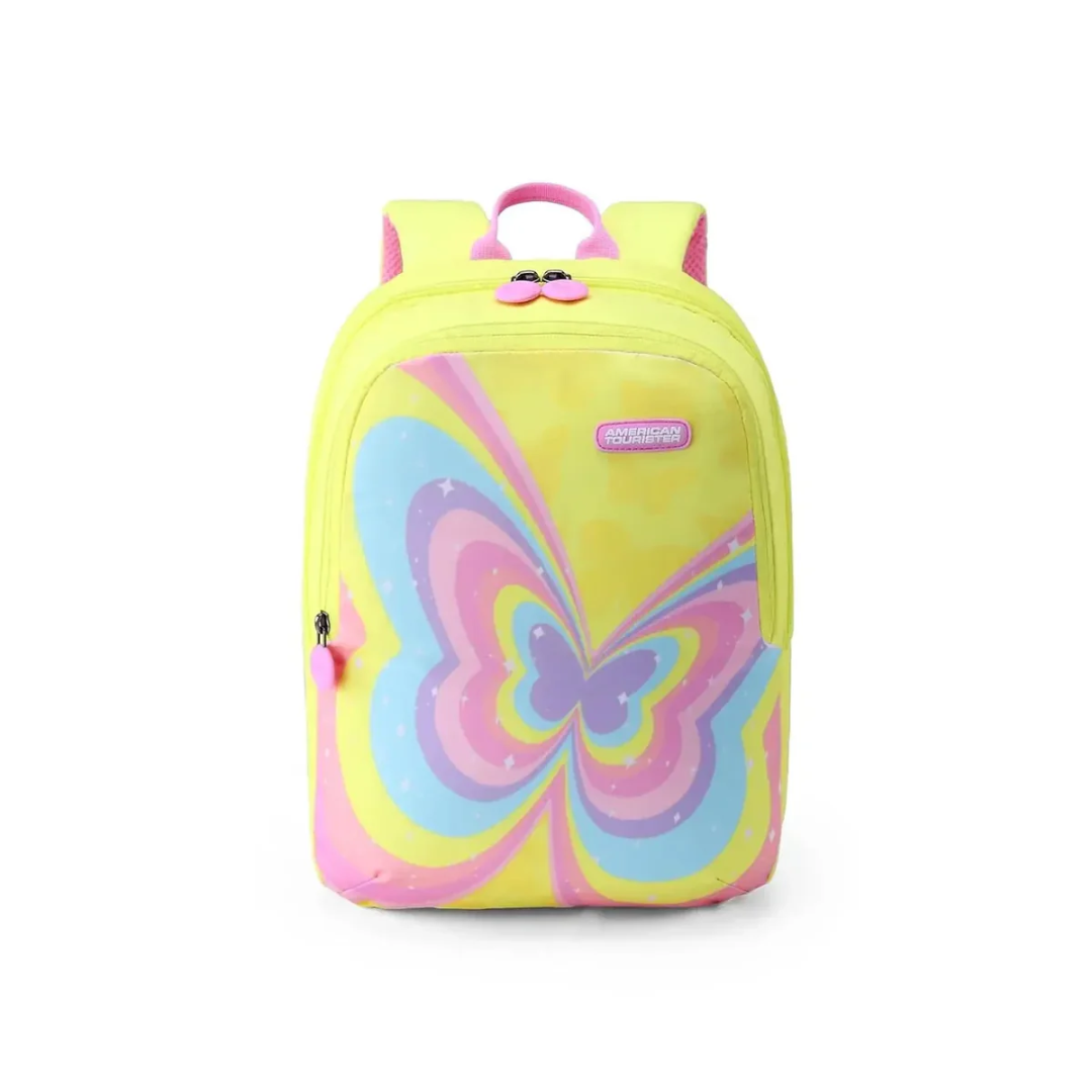 American Tourister YOODLE 4.0 BUTTERFLY YELLOW BACKPACK