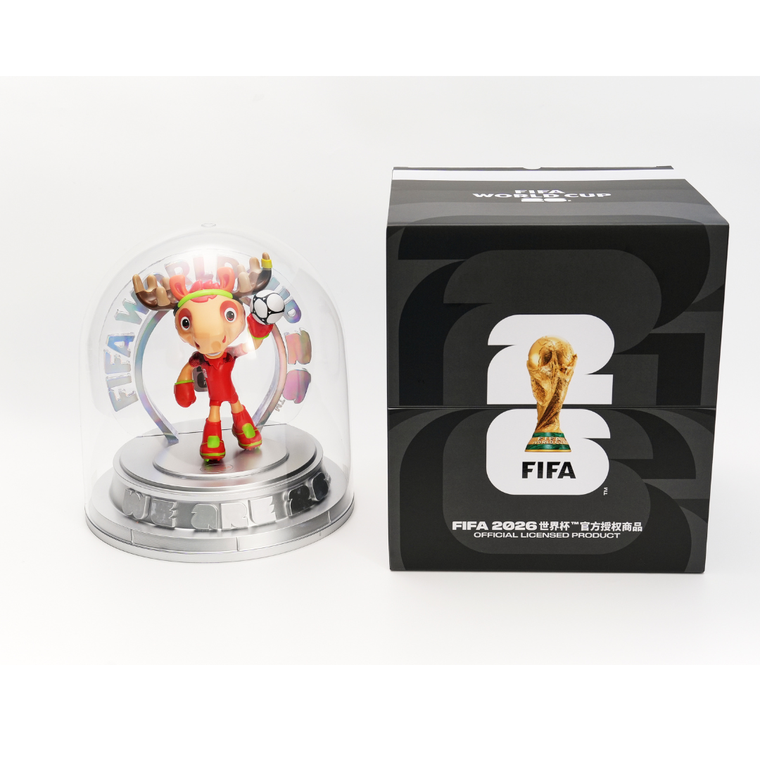 FIFA FCW26 USA-CAN-MEX 3D Mascot Figurine（15CM Silver Collector's Edition）