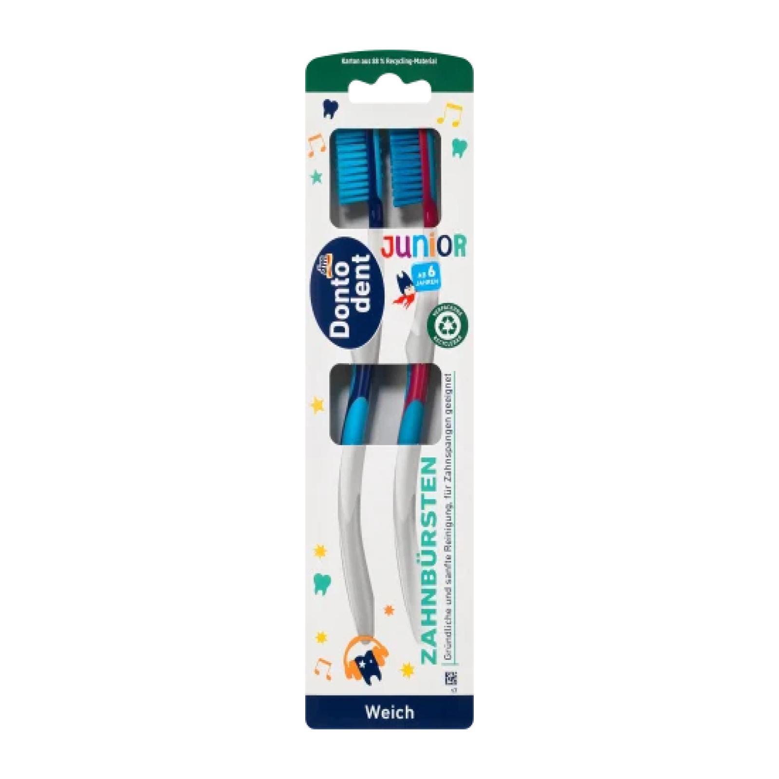 Dontodent Toothbrush 6-12 years old 2pcs
