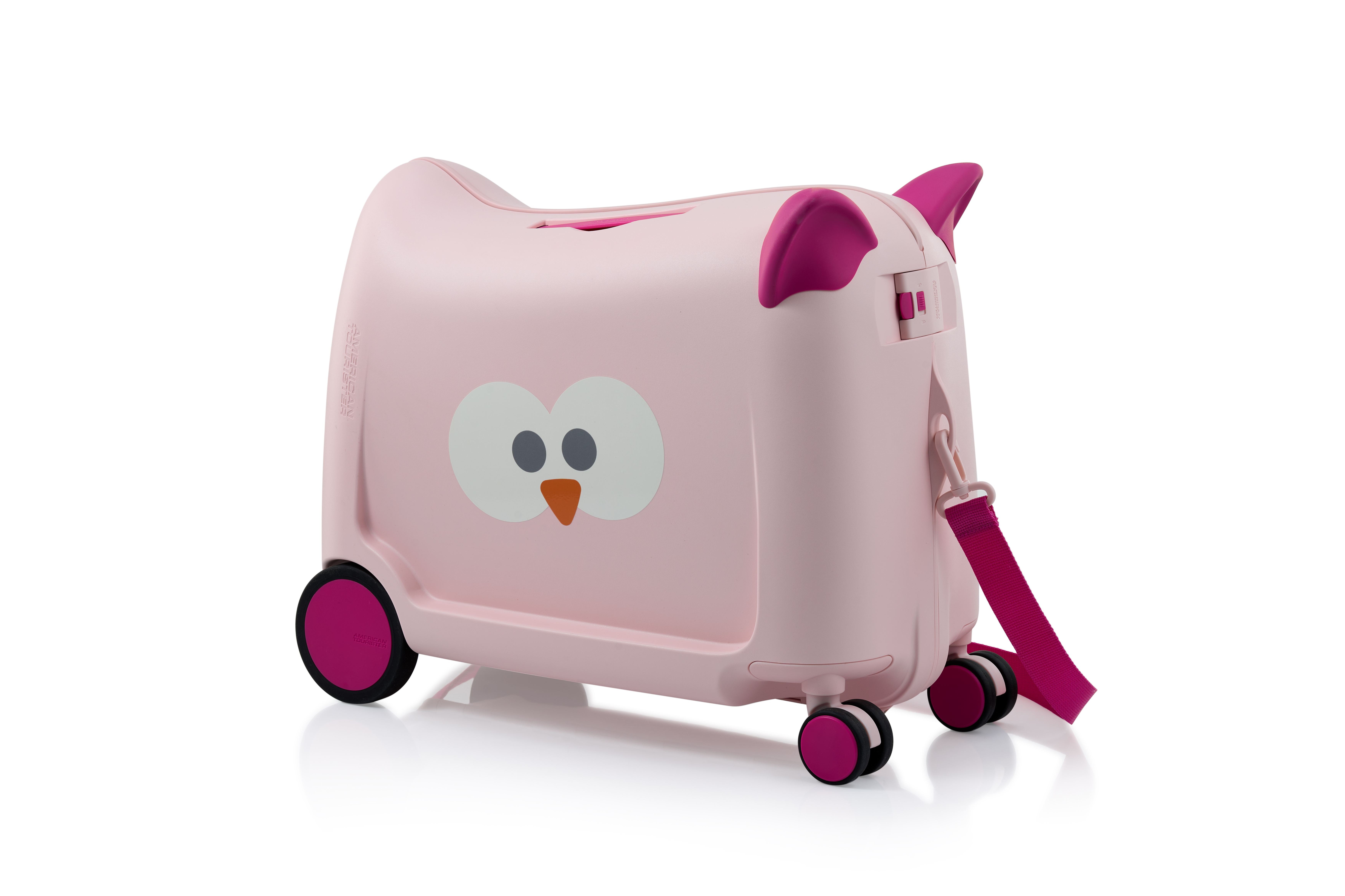 American Tourister Kids Ride-On Luggage – Cute Animal Design | Cabin Size | Lightweight & Durable