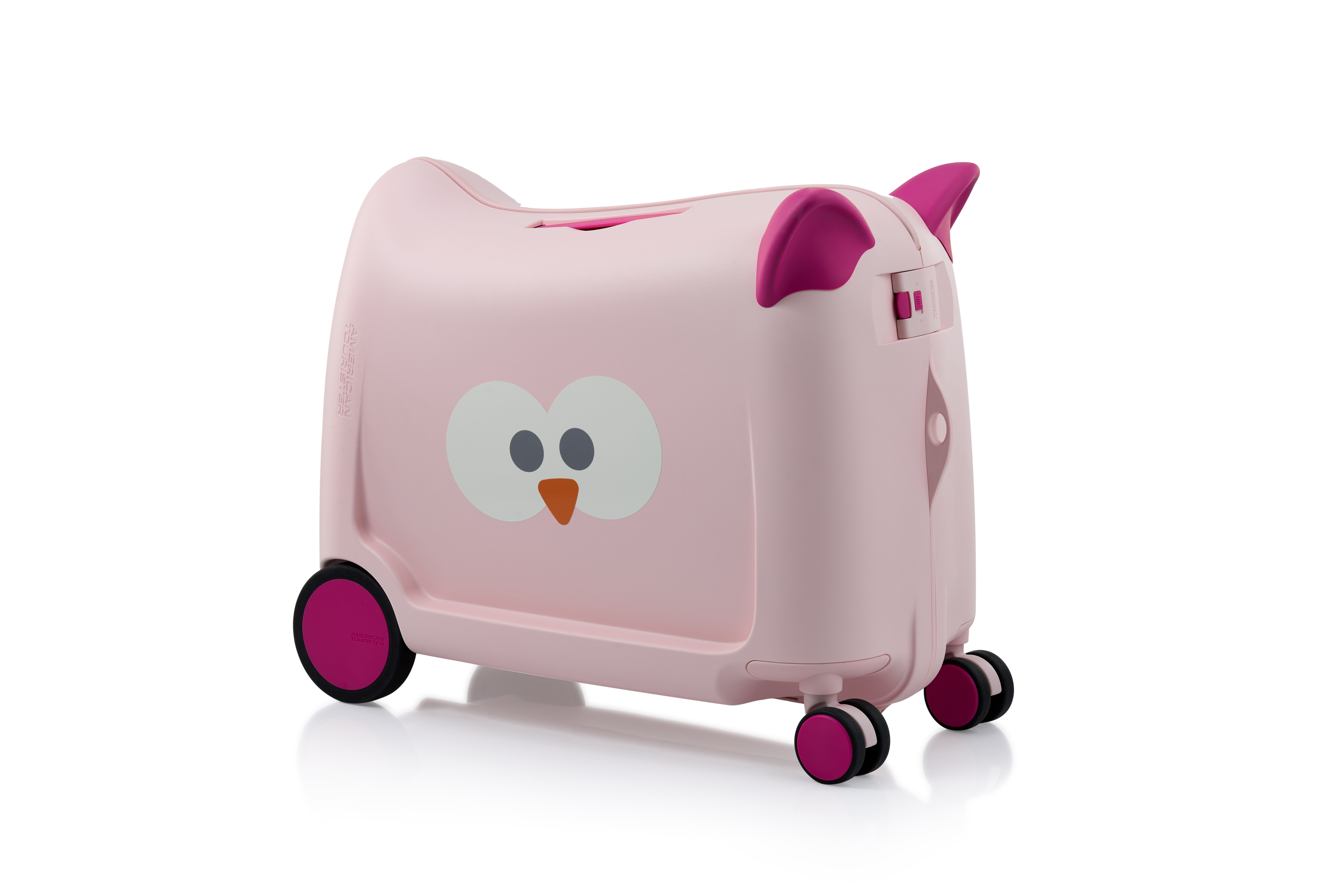 American Tourister Kids Ride-On Luggage – Cute Animal Design | Cabin Size | Lightweight & Durable