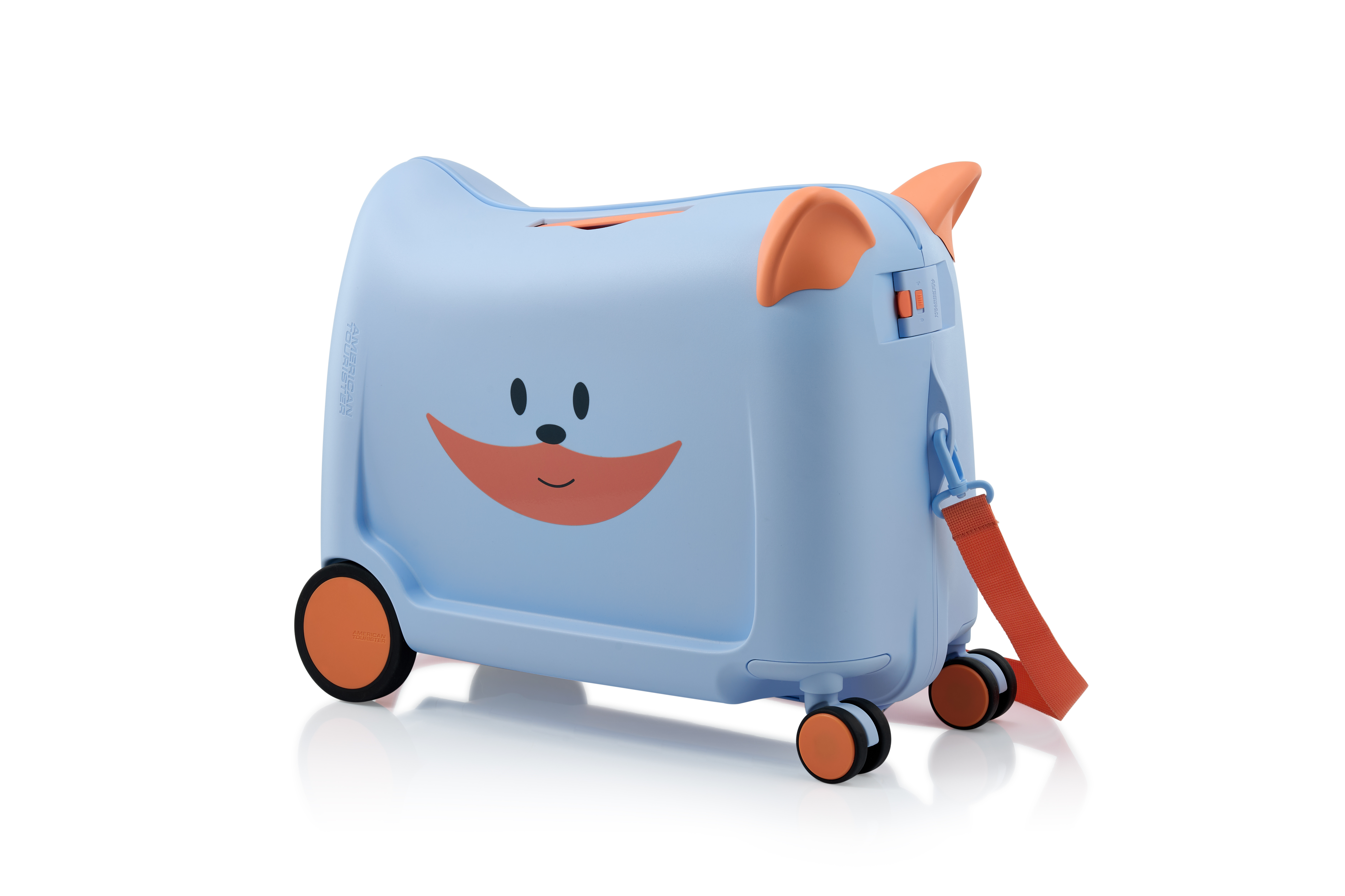American Tourister Kids Ride-On Luggage – Cute Animal Design | Cabin Size | Lightweight & Durable