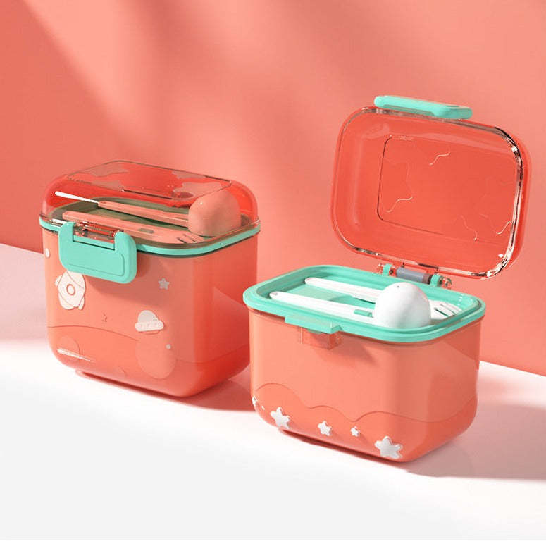 Milk Powder Container 360ml (Red)