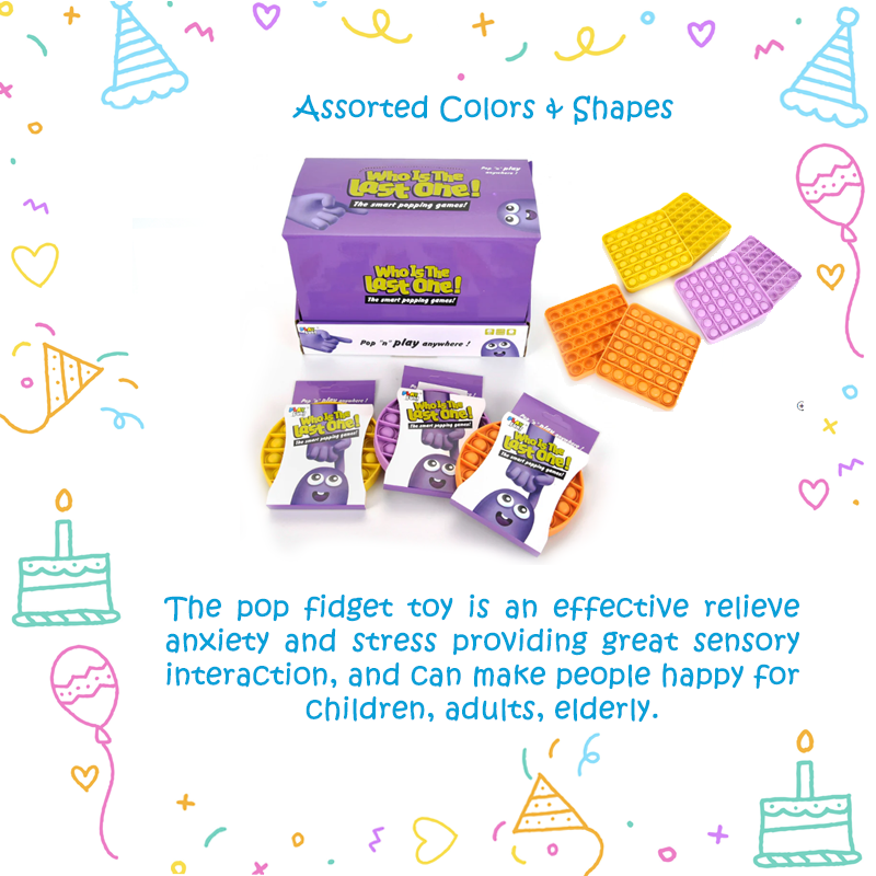 Mercii Goodie Bag for Boys and Girls, VIP Pets Tiny Style, Pop It, Gogopo Glue Stick