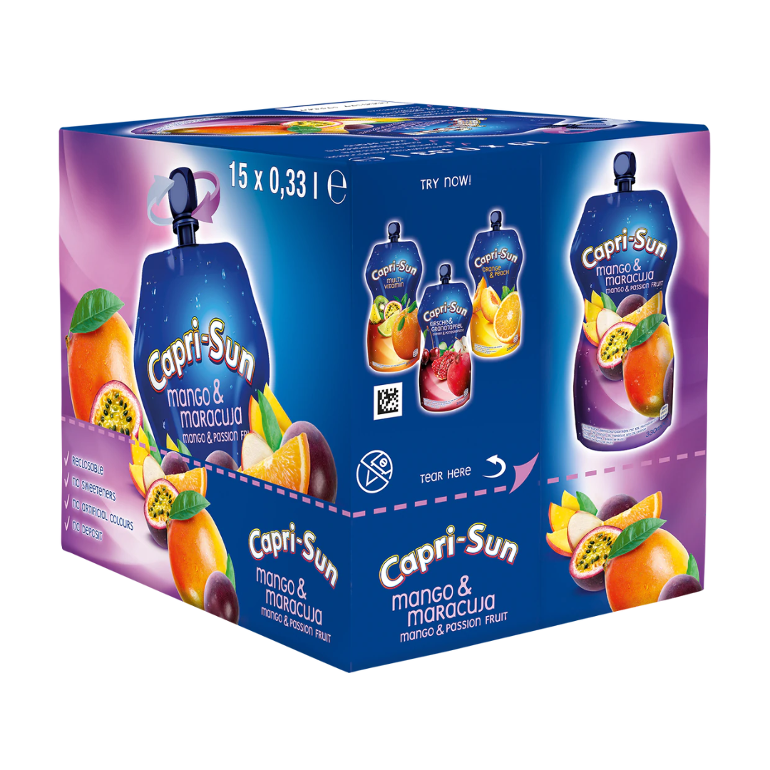 Capri-Sun Mango & Passion Fruit Juice Drink 330 ML