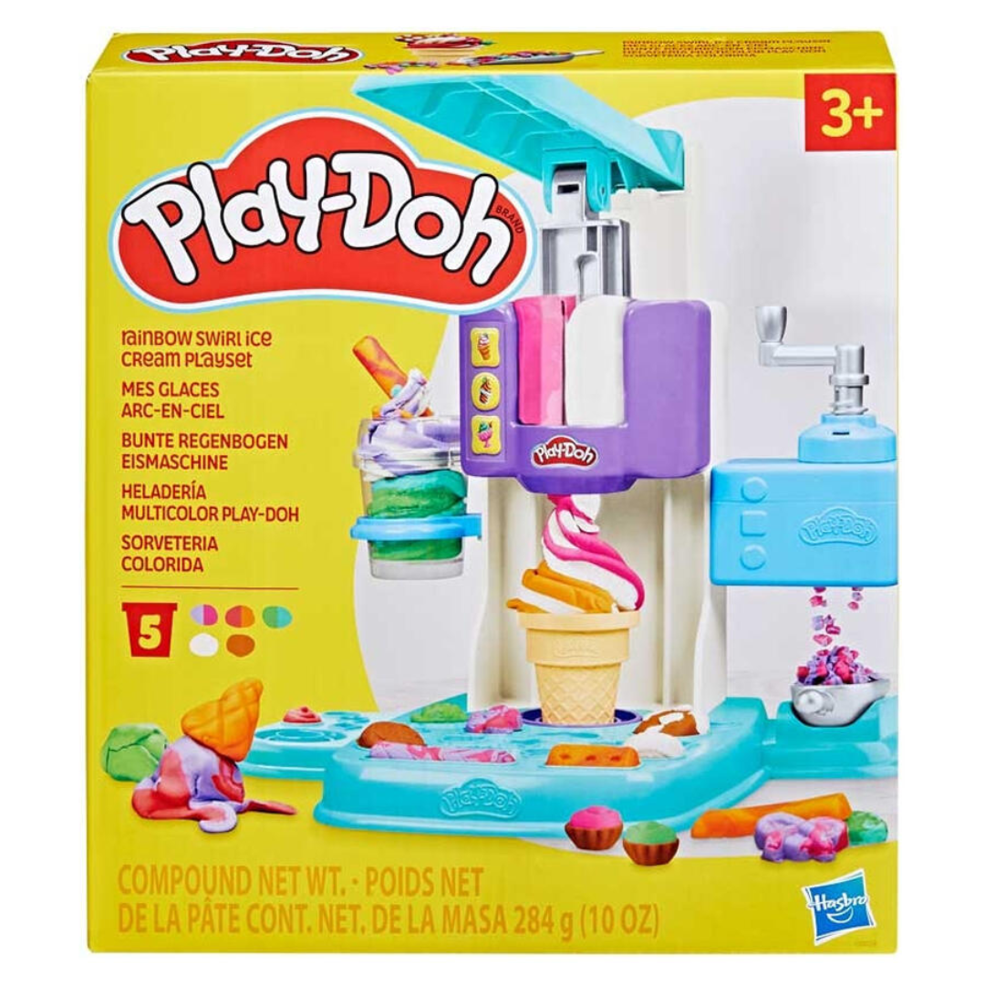 PLD RAINBOW SWIRL ICE CREAM PLAYSET