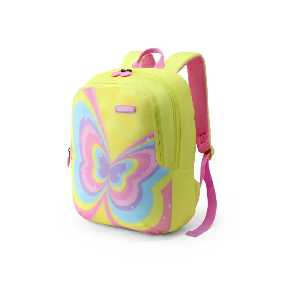 American Tourister YOODLE 4.0 BUTTERFLY YELLOW BACKPACK