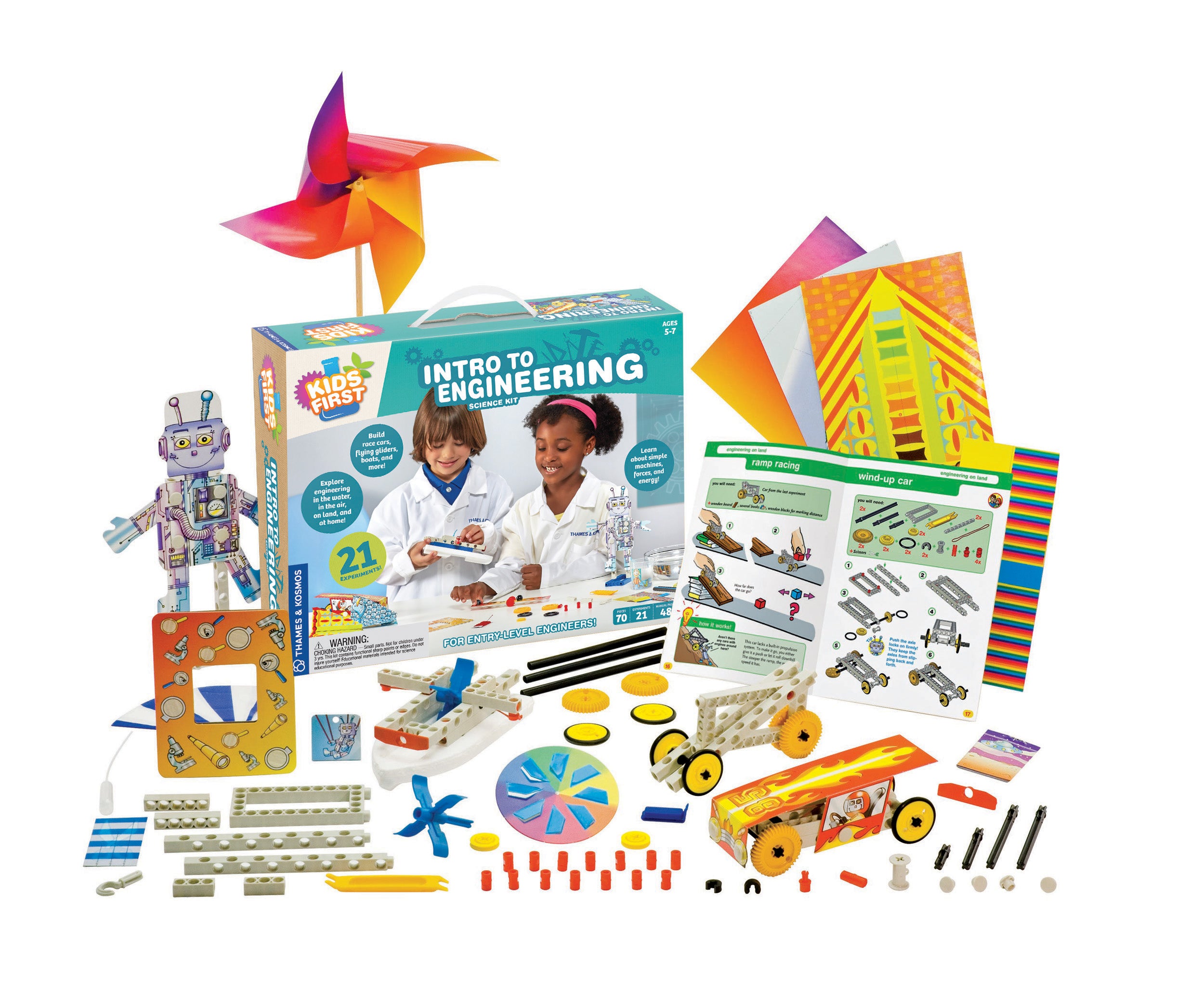 Thames & Kosmos Kids First Intro To Engineering, Science Kit