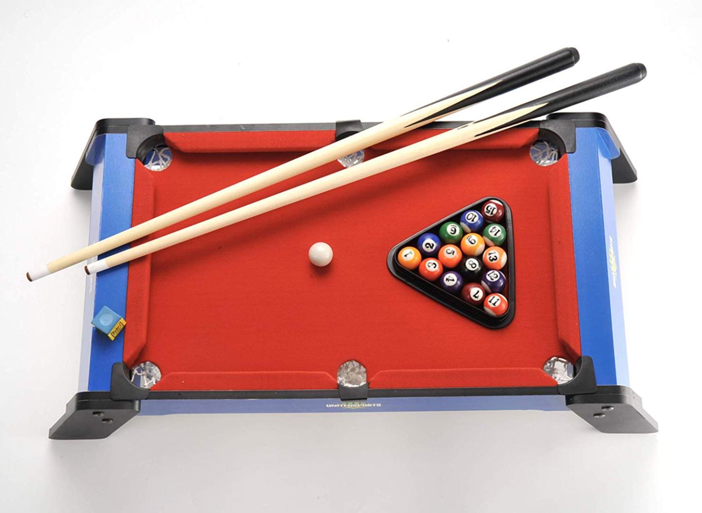 United Sports 24-inch Wooden Pool Table Game