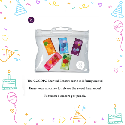 Honey B Goodie Bag for Boys and Girls, Play Doh Fun Factory Set, Gogopo Erasers and Glitters Glue