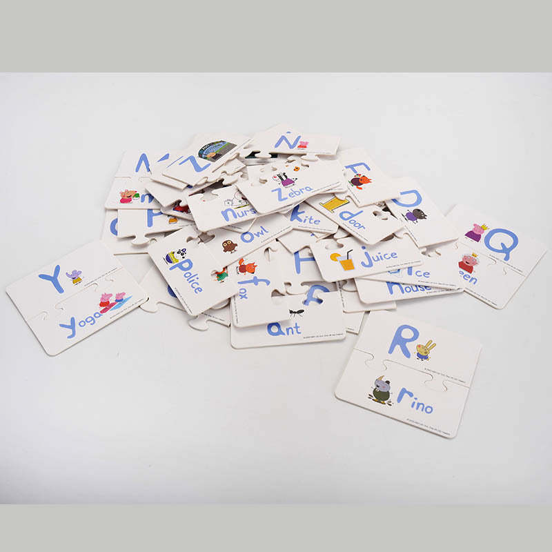 Kidmoro Peppa Pig Alphabet Puzzles, Learn your Kids Alphabet with Peppa
