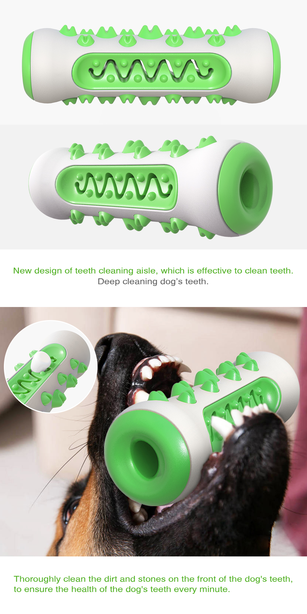Bone Dog toothbrush/For Dogs (Medium and large dogs)