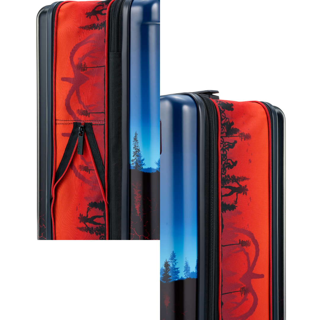 American Tourister Stranger Things Foldable Luggage with TSA Zipper & Carry Handle