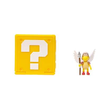 The Super Mario Bros. Movie Figure Question Block – Koopa Paratroopa