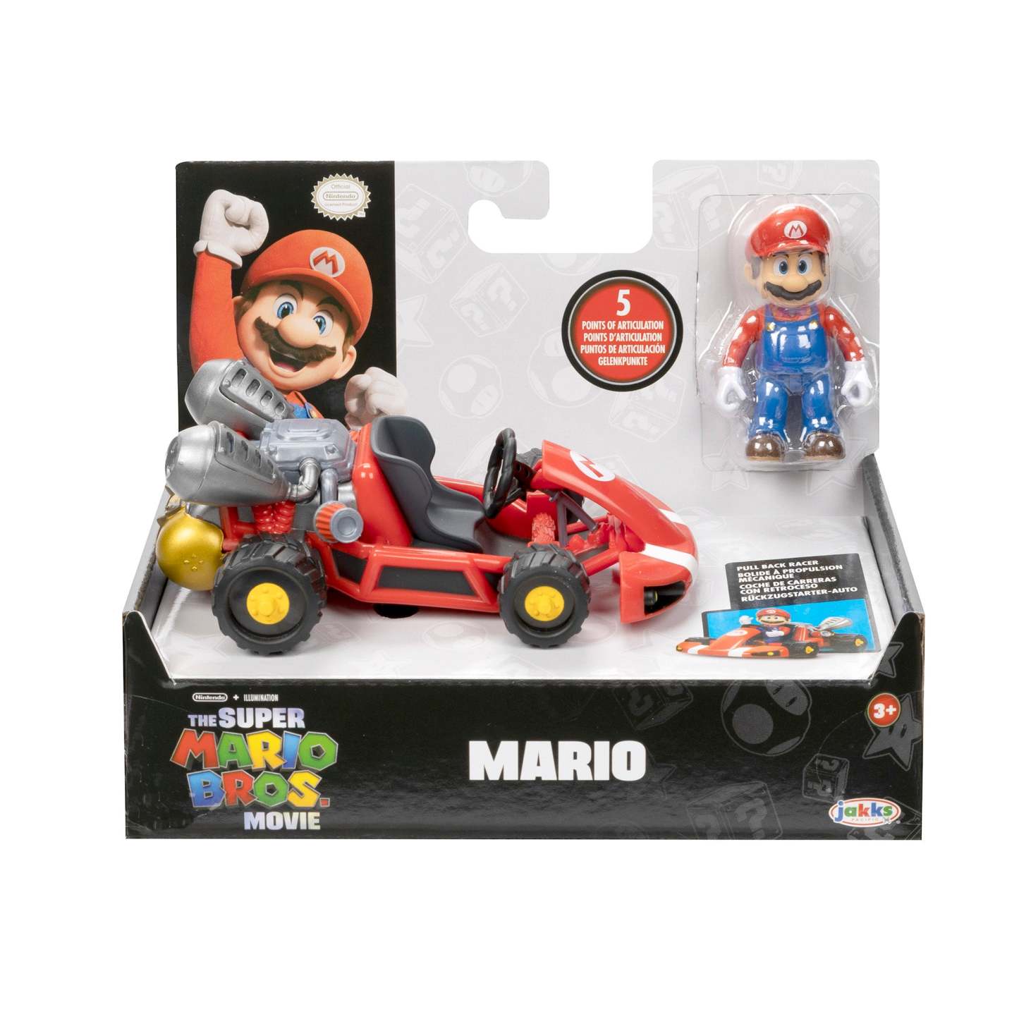 The Super Mario Bros. Movie Pull Back Racer – Mario