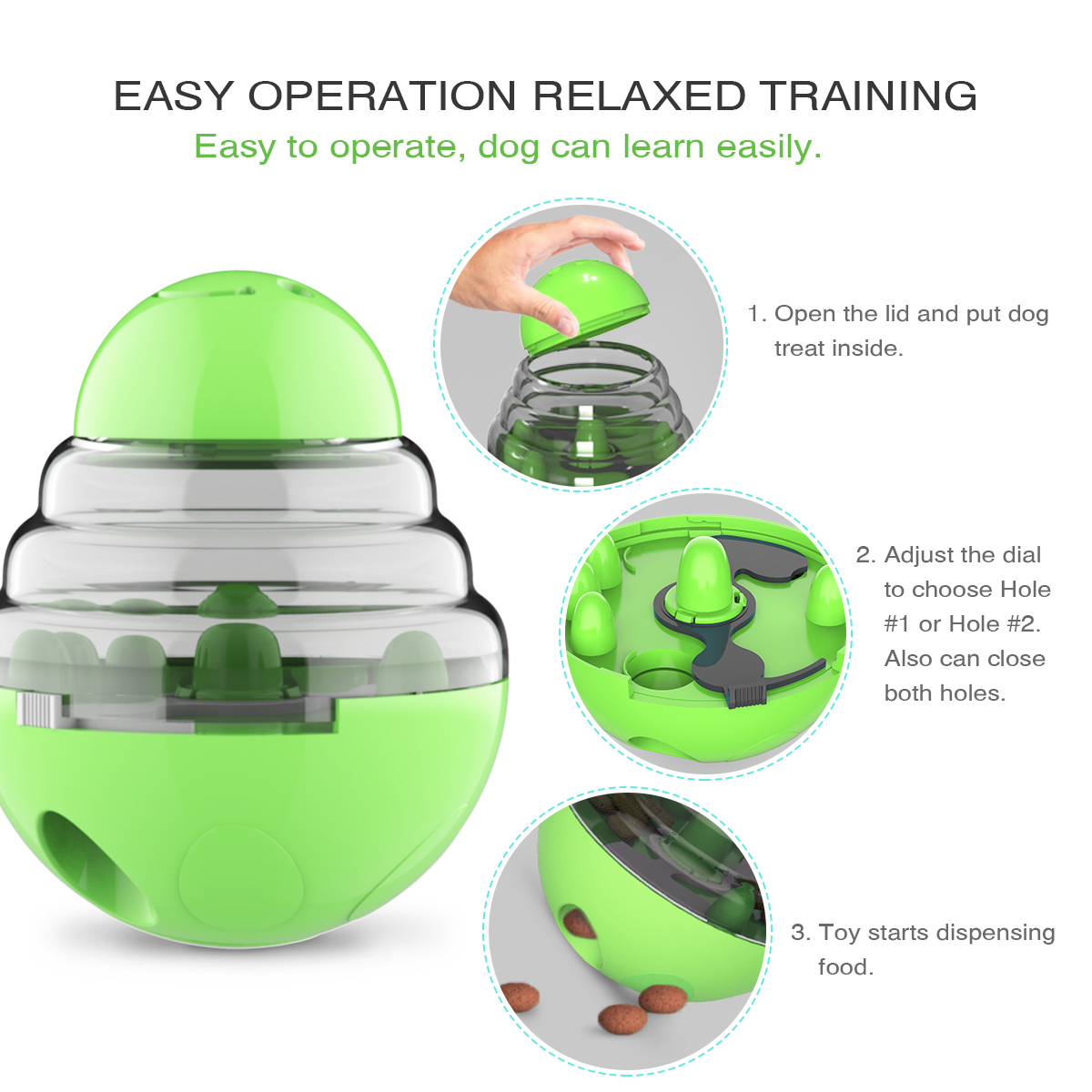 Shake the leaky food ball dog toy/for dogs