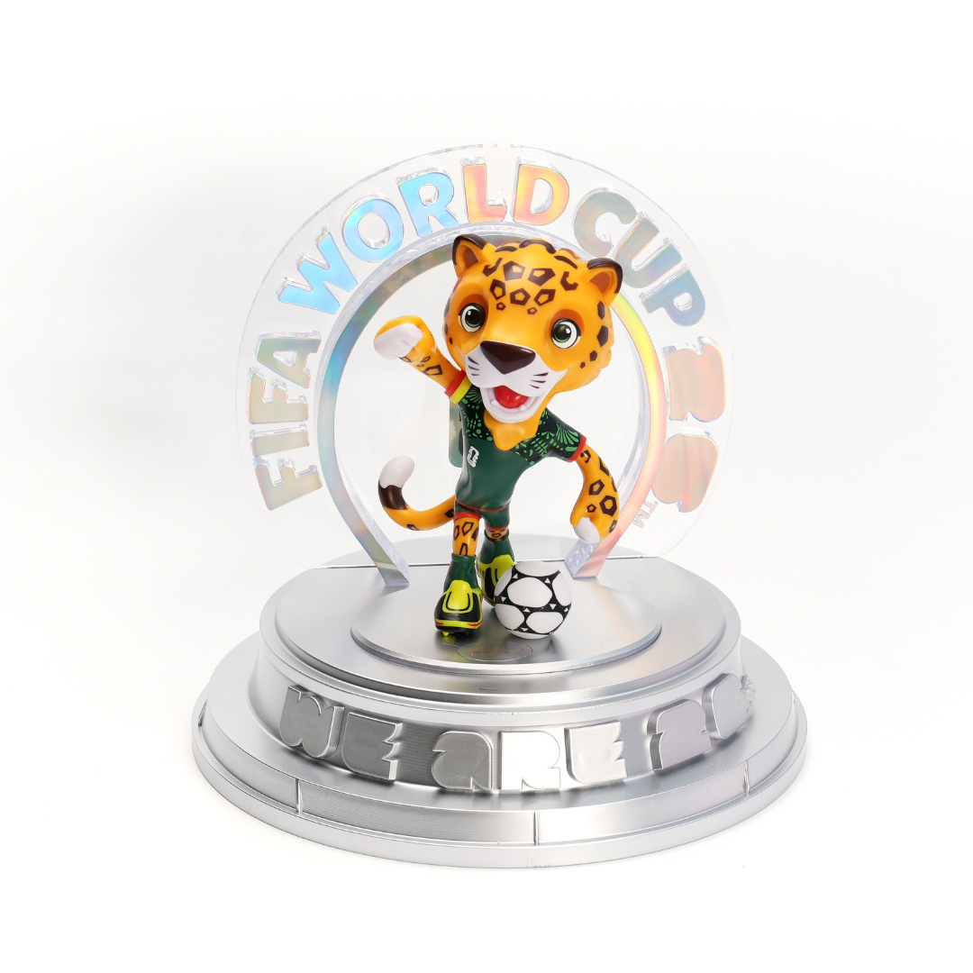 FIFA FCW26 USA-CAN-MEX 3D Mascot Figurine（15CM Silver Collector's Edition）