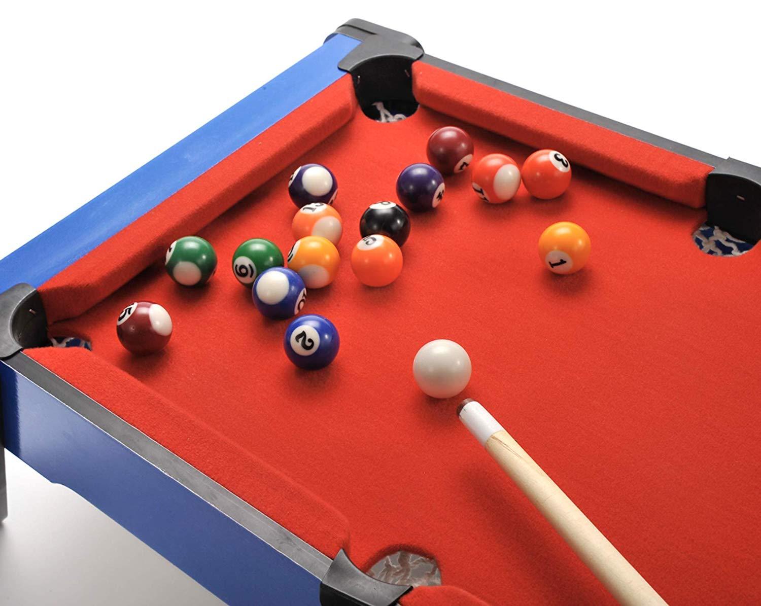 United Sports 24-inch Wooden Pool Table Game
