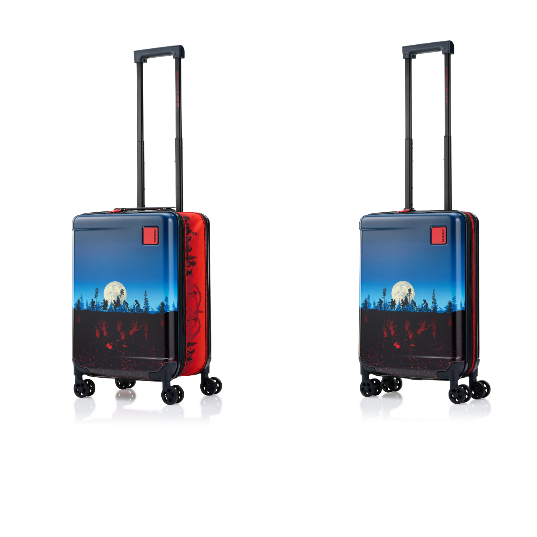 American Tourister Stranger Things Foldable Luggage with TSA Zipper & Carry Handle