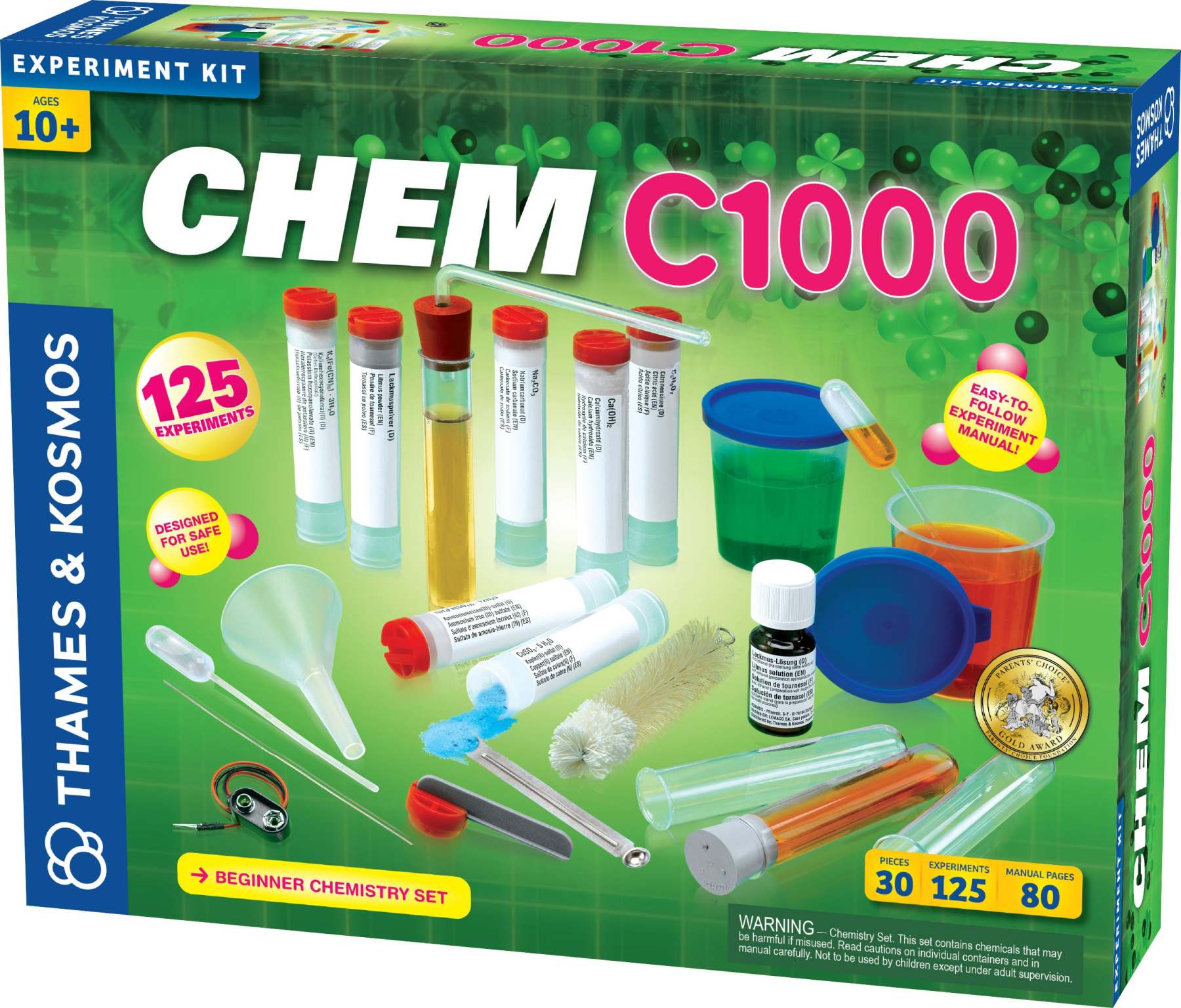 Thames & Kosmos Chemistry C1000 Kids Science Experiment Kit