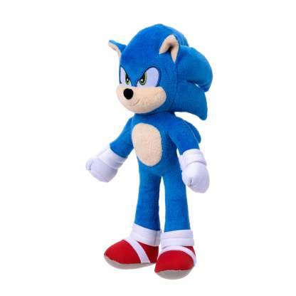 Sonic 2 the Hedgehog 9-inch Plush Sonic Action Figure, Soft Plush Toy