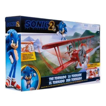 Sonic 2 The Hedgehog The Tornado, Biplane with Sonic and Tails