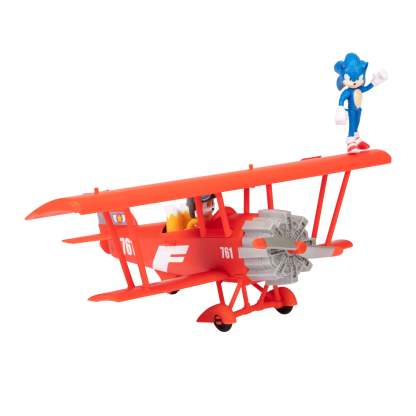 Sonic 2 the Hedgehog The Movie Tornado Biplane Playset