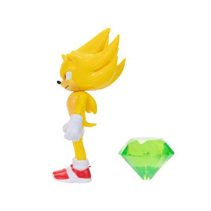 Sonic 2 The Hedgehog 4-inch Super Sonic with Master Emerald Accessory