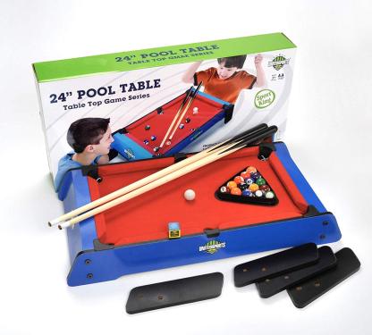 United Sports 24-inch Wooden Pool Table Game