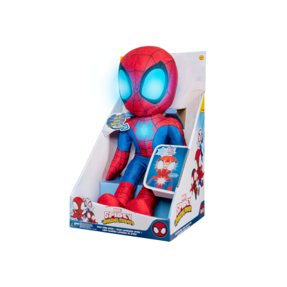 Spidey and His Amazing Friends, Feature Plush Spidey with Glow Webs