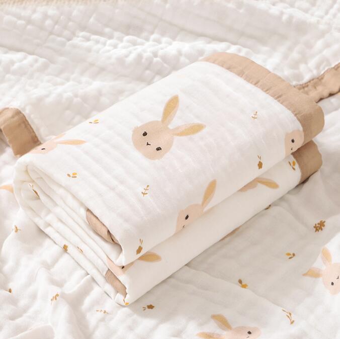 Vigo 100% Premium Cotton 6- Layer Muslin Blanket
